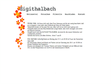 Tablet Screenshot of digithalbach.de